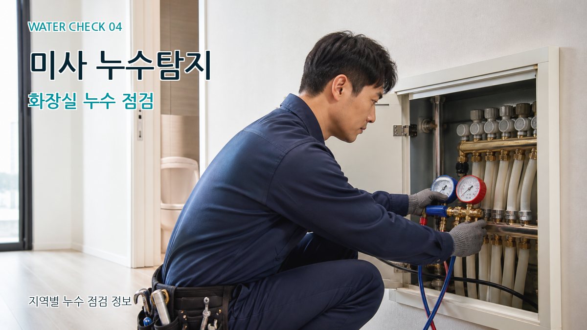 미사1동 누수탐지 누수탐지 이미지