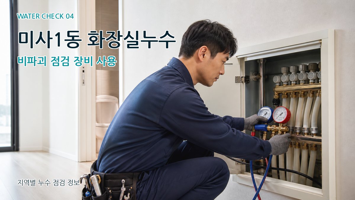 미사1동 누수탐지 누수탐지 이미지