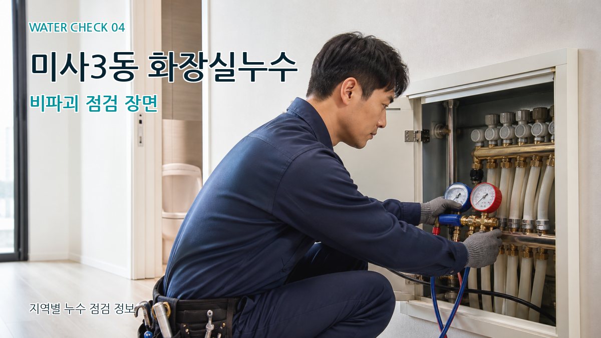 미사3동 누수탐지 누수탐지 이미지